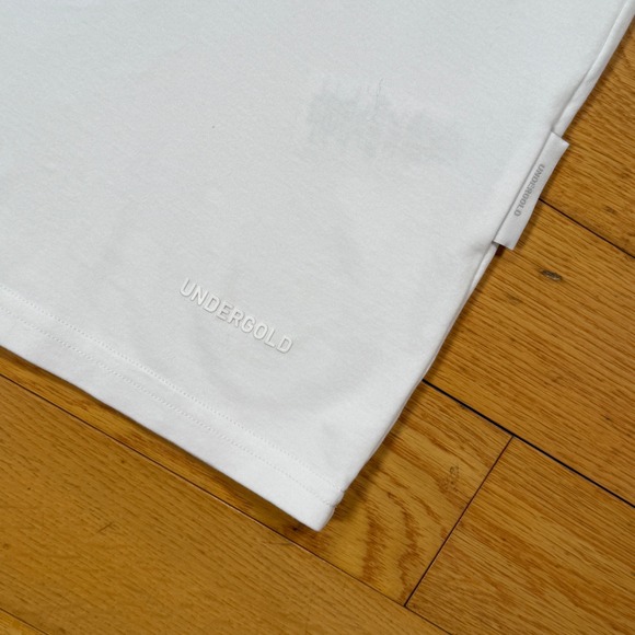UNDERGOLD Basics Slim Fit V2 T-shirt White Men's Size LARGE - Picture 2 of 7